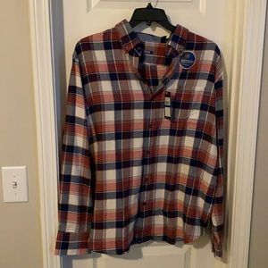 IZOD Long Sleeve Button Up Shirt.